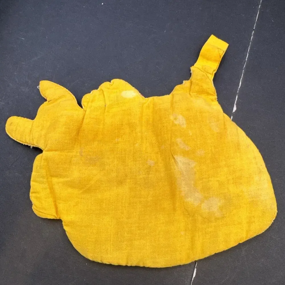 Vintage Okinawa Japan Souvenir Fish Oven Mitt Potholder Embroidered Tropical